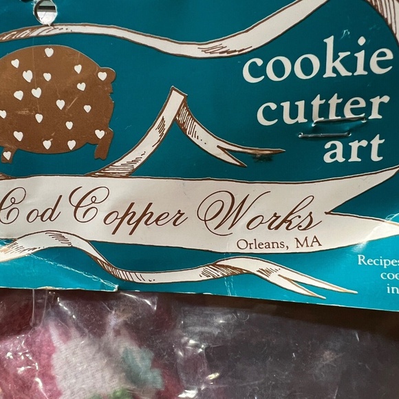 Cape Cod Copper Works Christmas Cookie Cutter Art Teddy Bear New Old Stock 7" - Picture 5 of 6